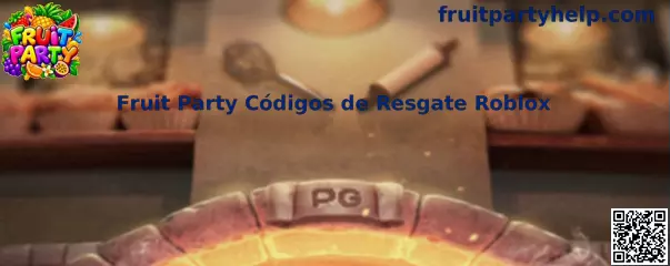 Banner oficial de Fruit Party Códigos de Resgate Roblox