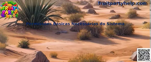 Permissões Básicas Necessárias do Sistema
