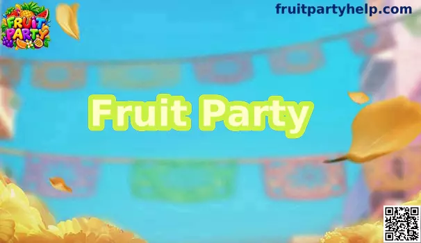 Fruit Party em uma grade colorida com símbolos de frutas