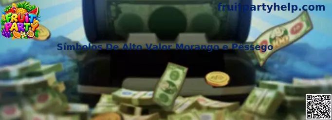 Símbolos De Alto Valor Morango e Pêssego Fruit Party